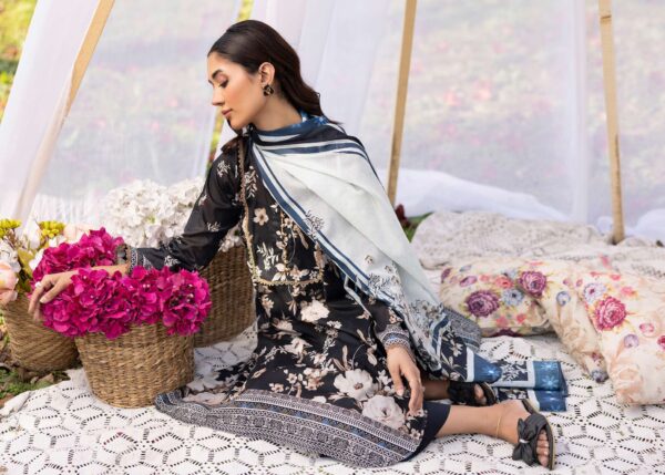 RANG REZA UNSTITCHED LAWN 3PC - Image 4