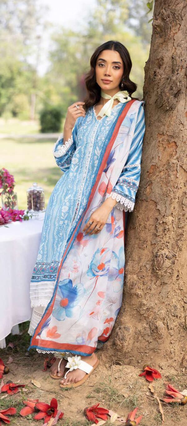RANG REZA UNSTITCHED LAWN 3PC - Image 2