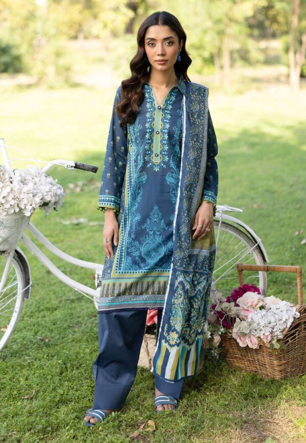 RANG REZA UNSTITCHED LAWN 3PC - Image 2