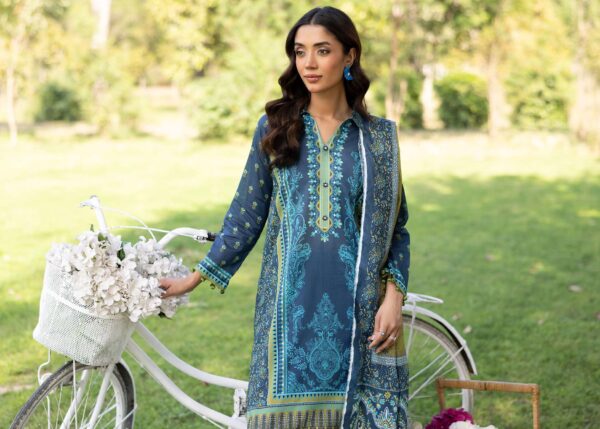 RANG REZA UNSTITCHED LAWN 3PC - Image 4