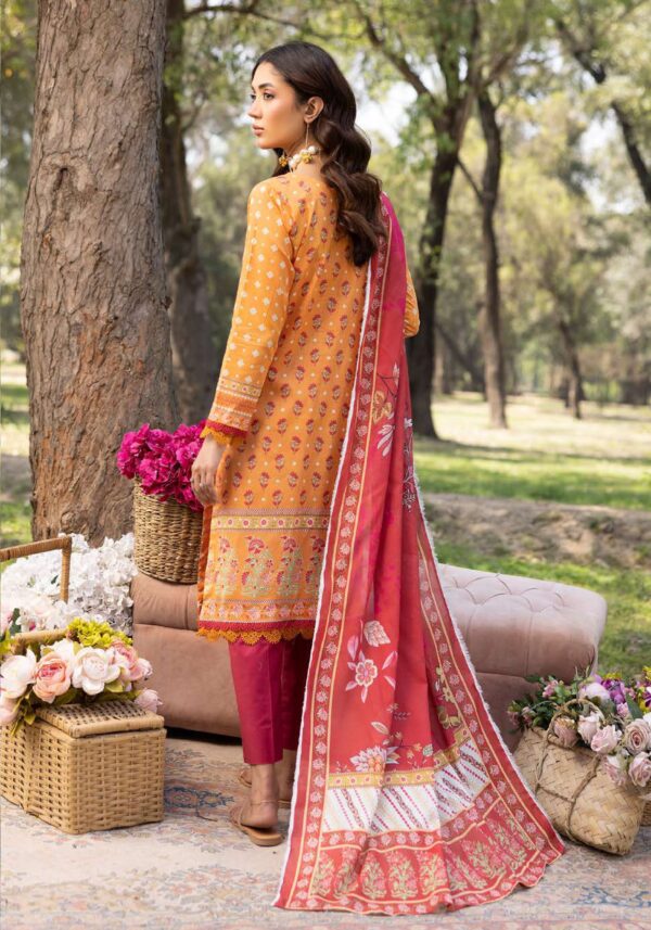 RANG REZA UNSTITCHED LAWN 3PC - Image 3