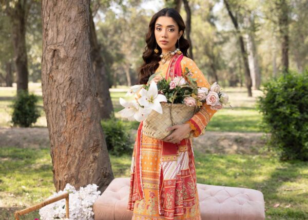 RANG REZA UNSTITCHED LAWN 3PC - Image 4